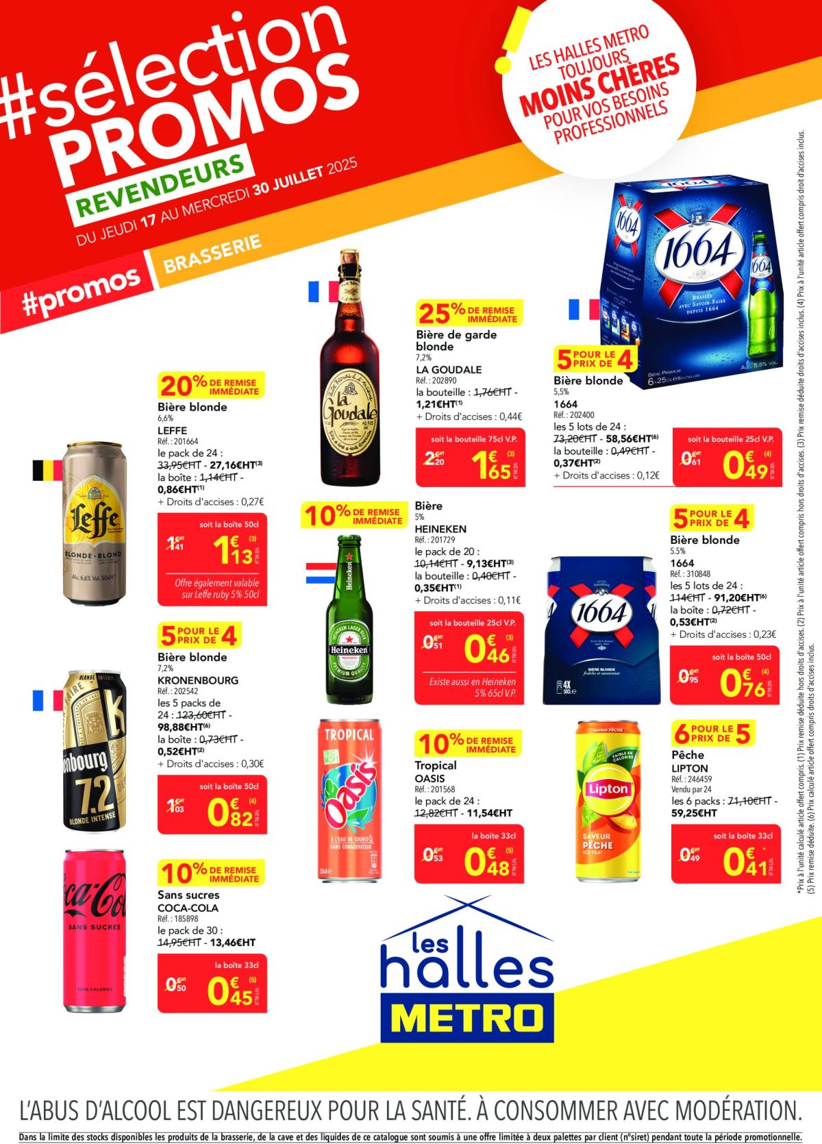 Catalogue Metro - Sélection Promo Ravendeurs valable du 17/07 au 30/07