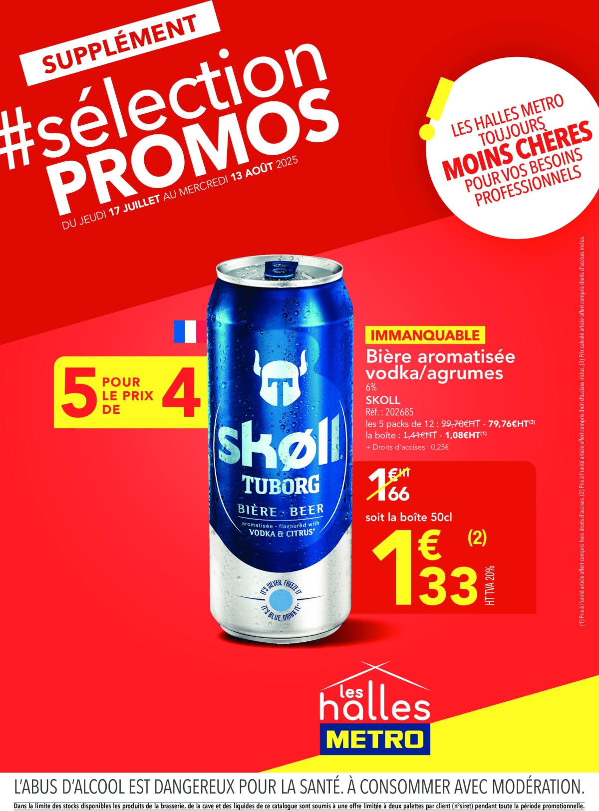Catalogue Metro - Sélection Promos Supplément valable du 17/07 au 13/08