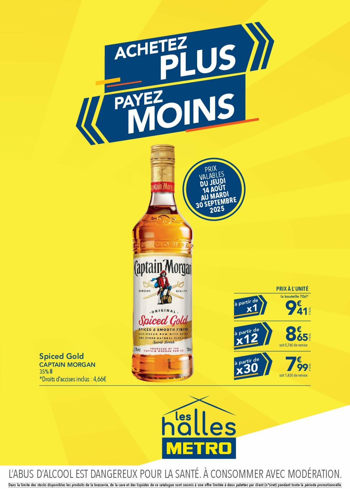 Catalogue Metro - Achetez plus, Payez moins valable du 14/08 au 30/09