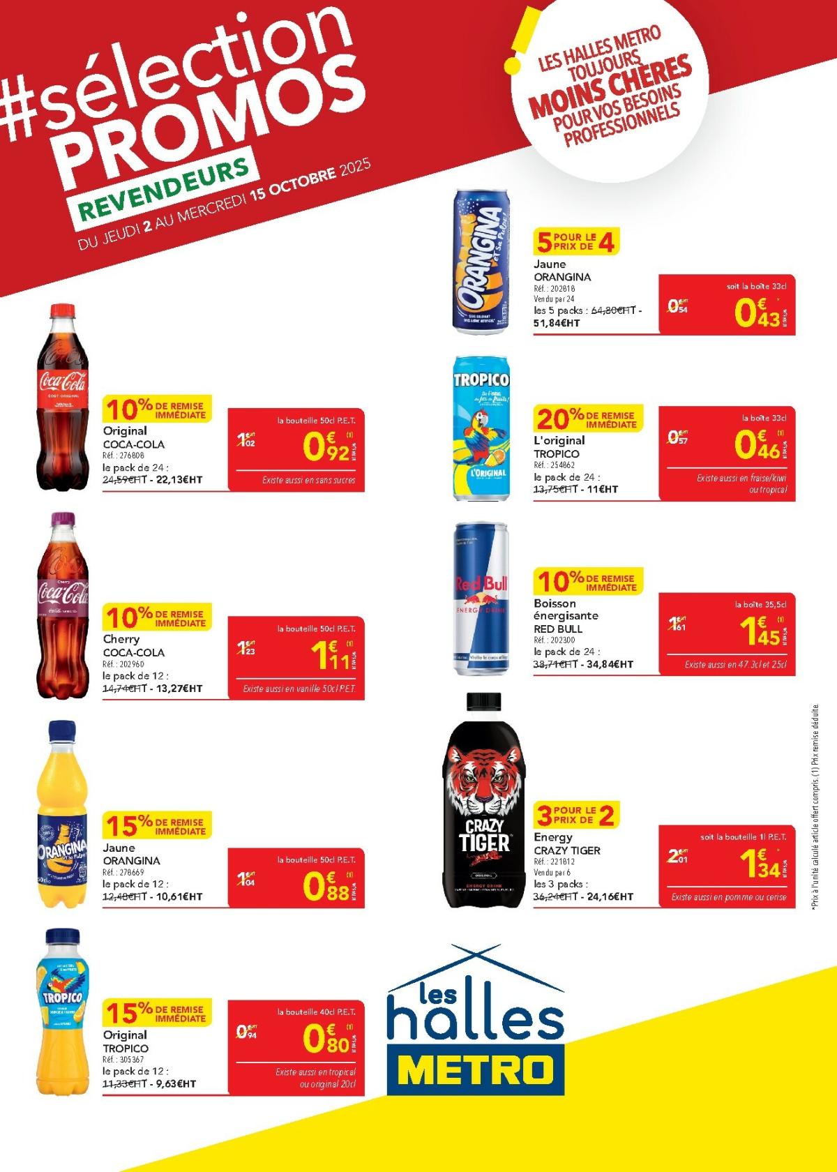 Catalogue Metro - Sélection Promos Revendeurs valable du 02/10 au 15/10