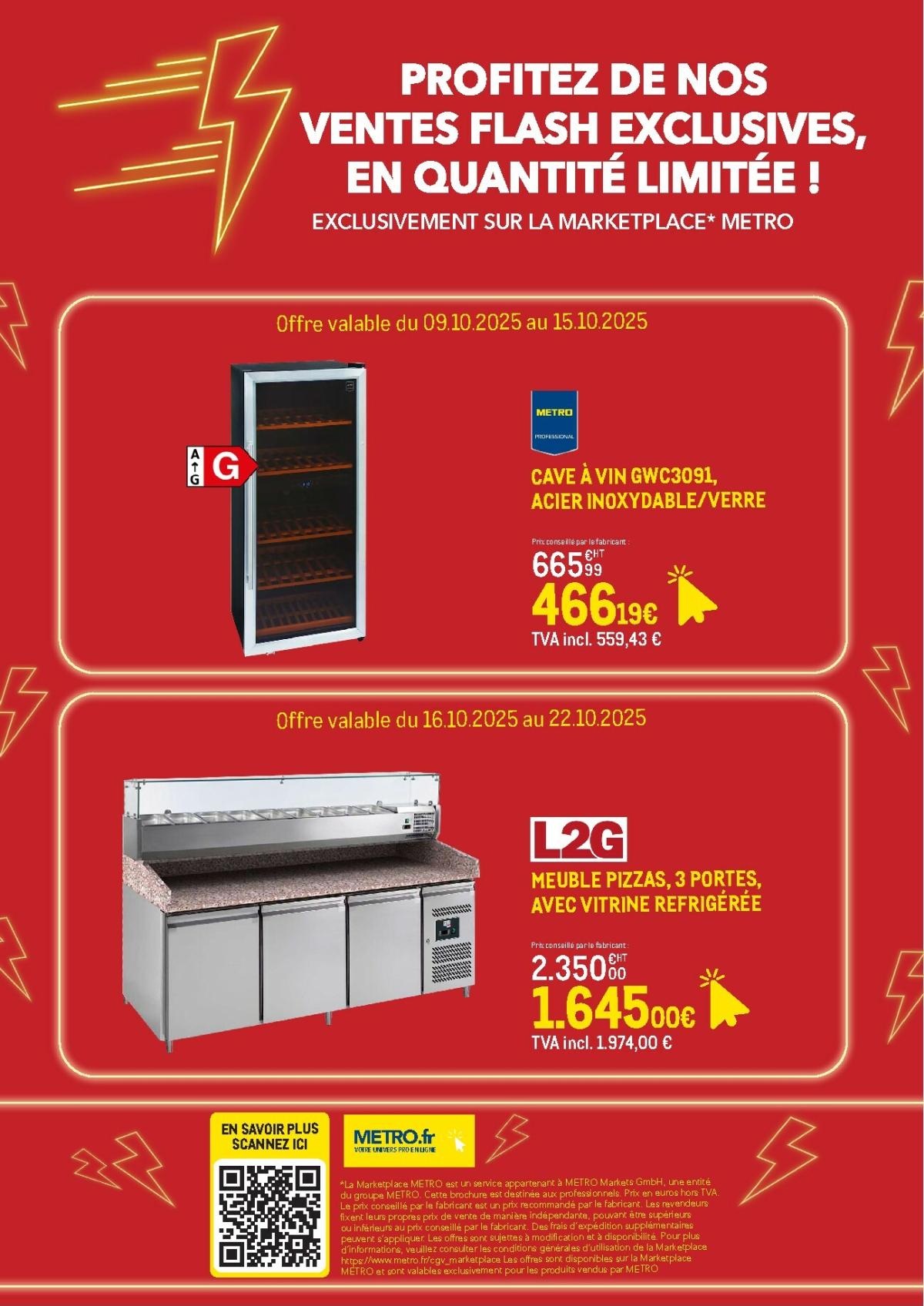 Catalogue Metro - Offres Flash Marketplace valable du 09/10 au 22/10