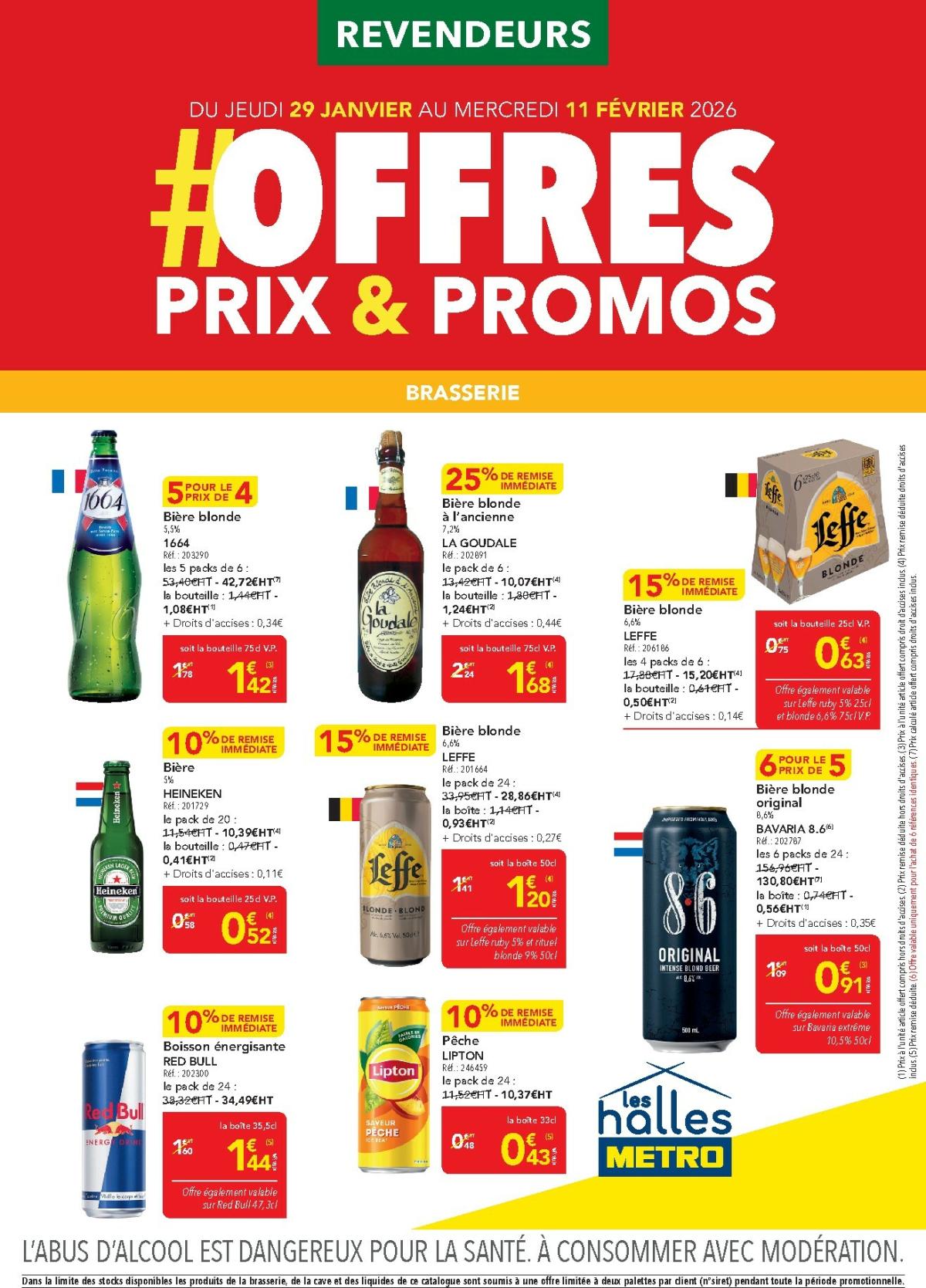 Catalogue Metro - Offres Prix & Promos Revendeurs valable du 29/01 au 11/02