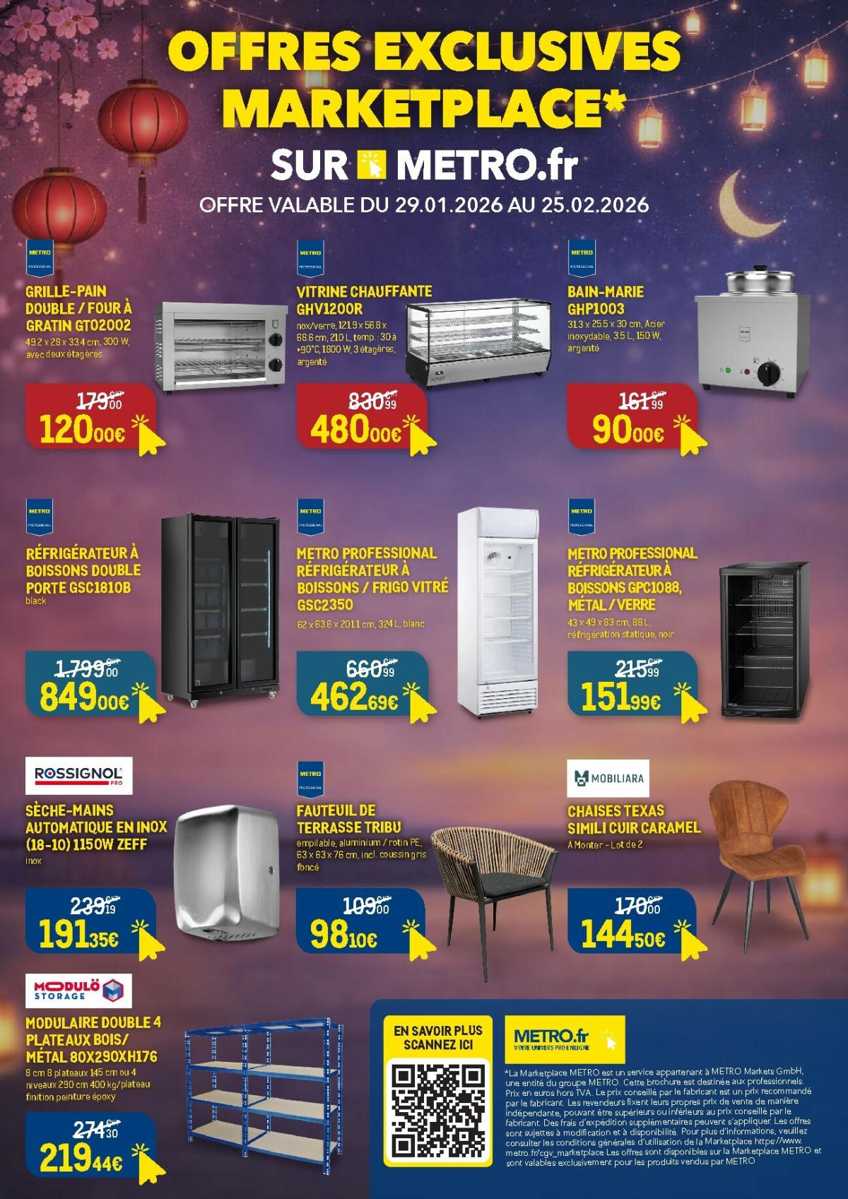 Catalogue Metro - Offres Exclusives Marketplace valable du 29/01 au 25/02