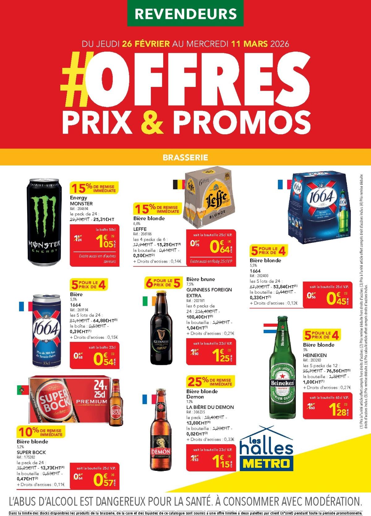 Catalogue Metro - Offres Prix & Promos Revendeurs valable du 26/02/2026 au 11/03/2026