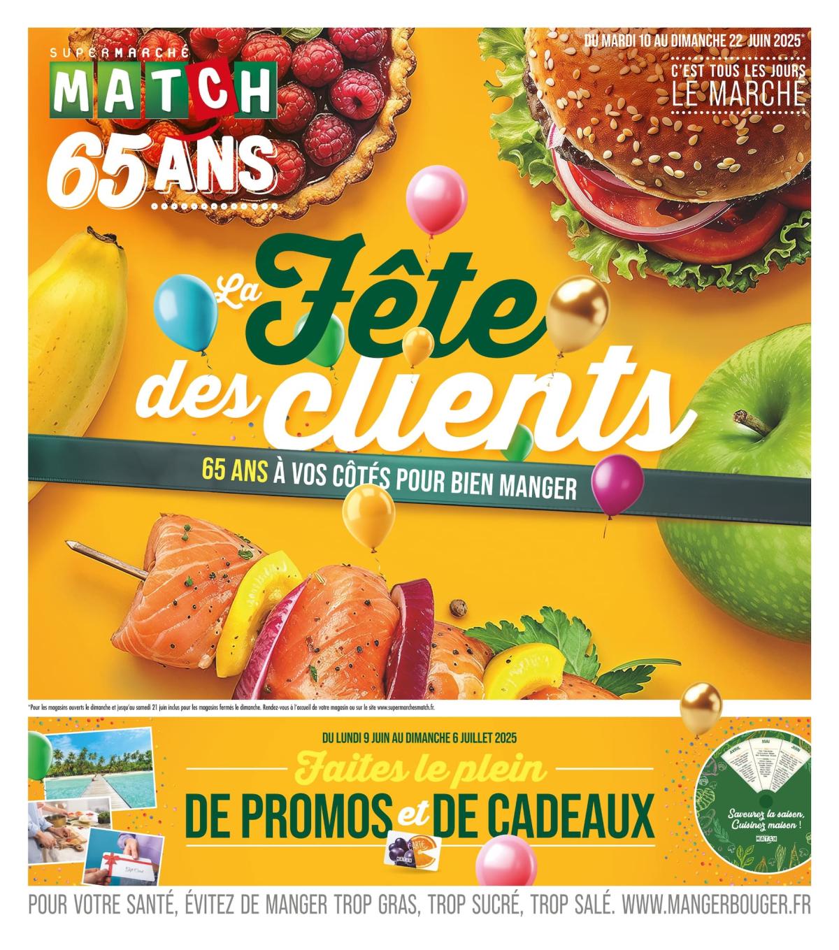 Catalogue Match - La Fête des clients valable du 10/06 au 22/06