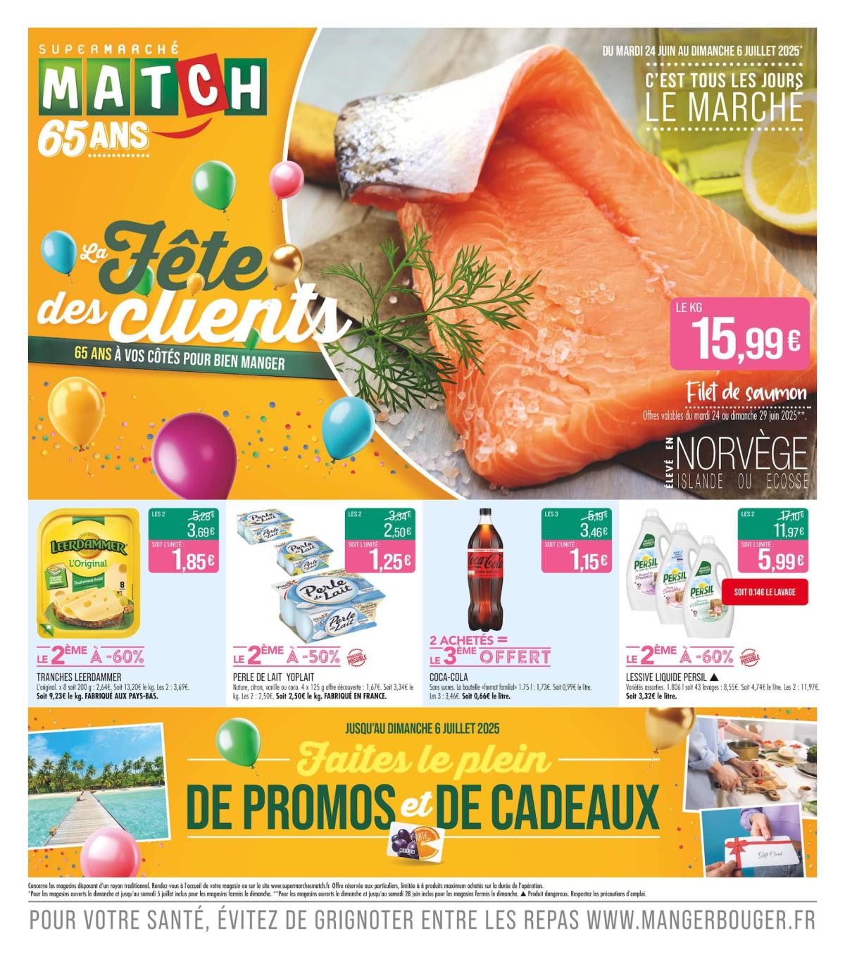 Catalogue Match - La Fête des clients valable du 24/06 au 06/07