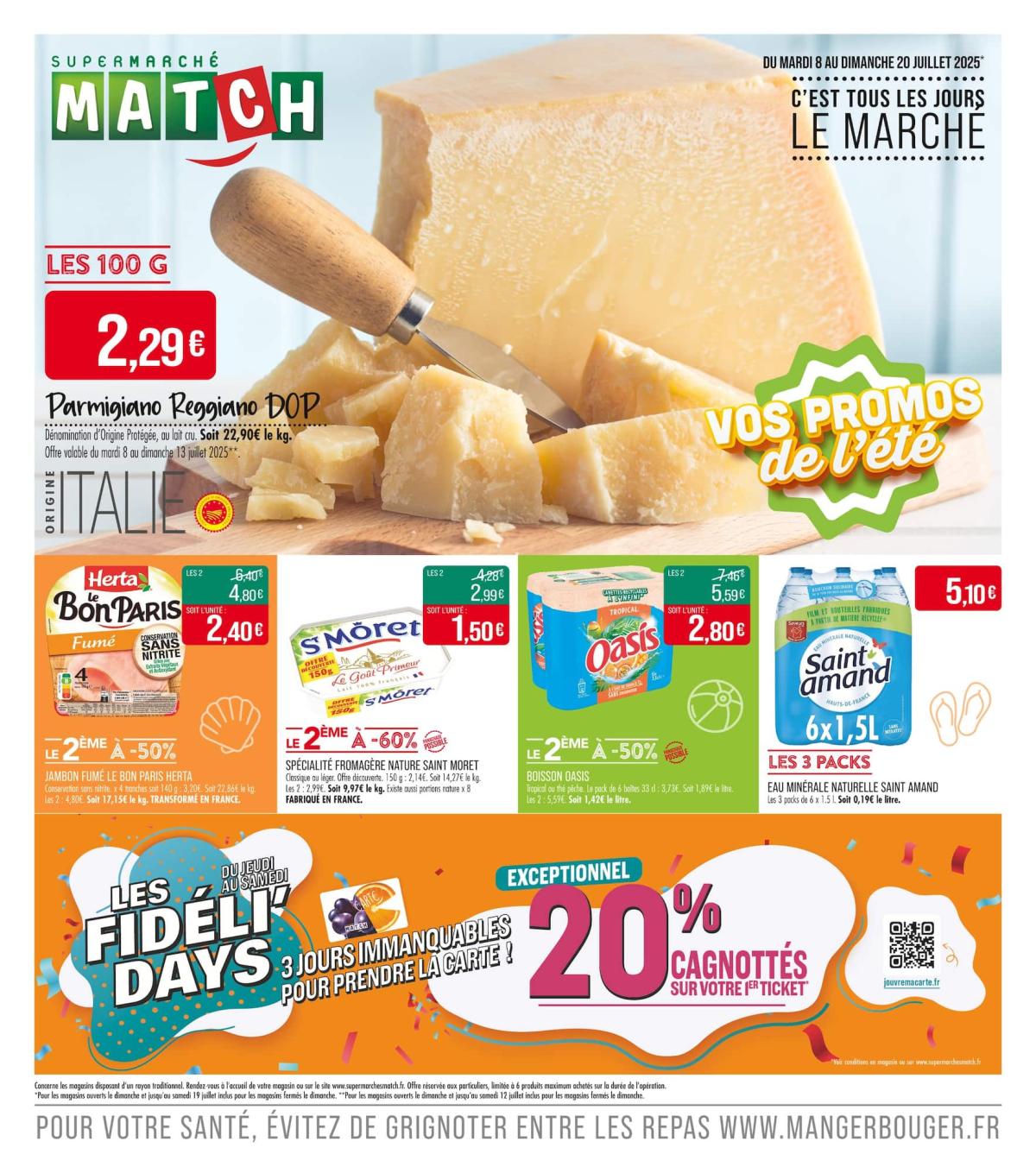 Catalogue Match valable du 08/07 au 20/07