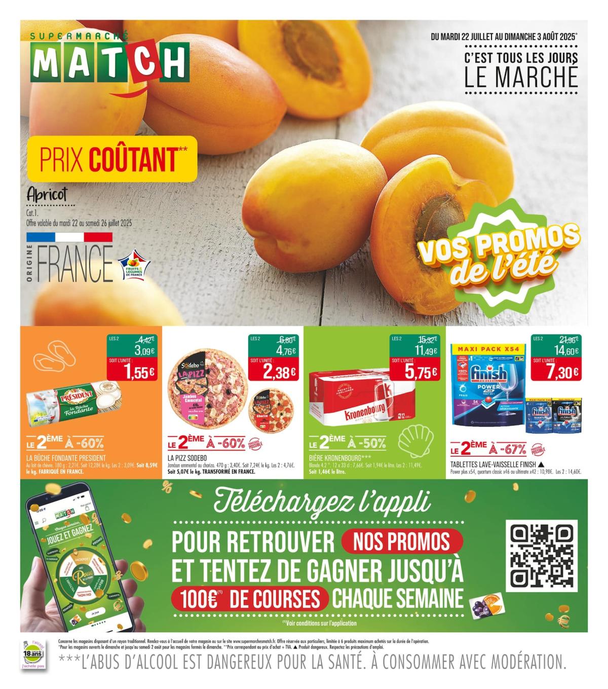 Catalogue Match valable du 22/07 au 03/08