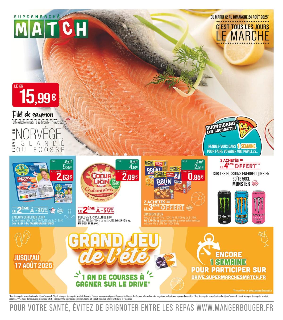 Catalogue Match valable du 12/08 au 24/08