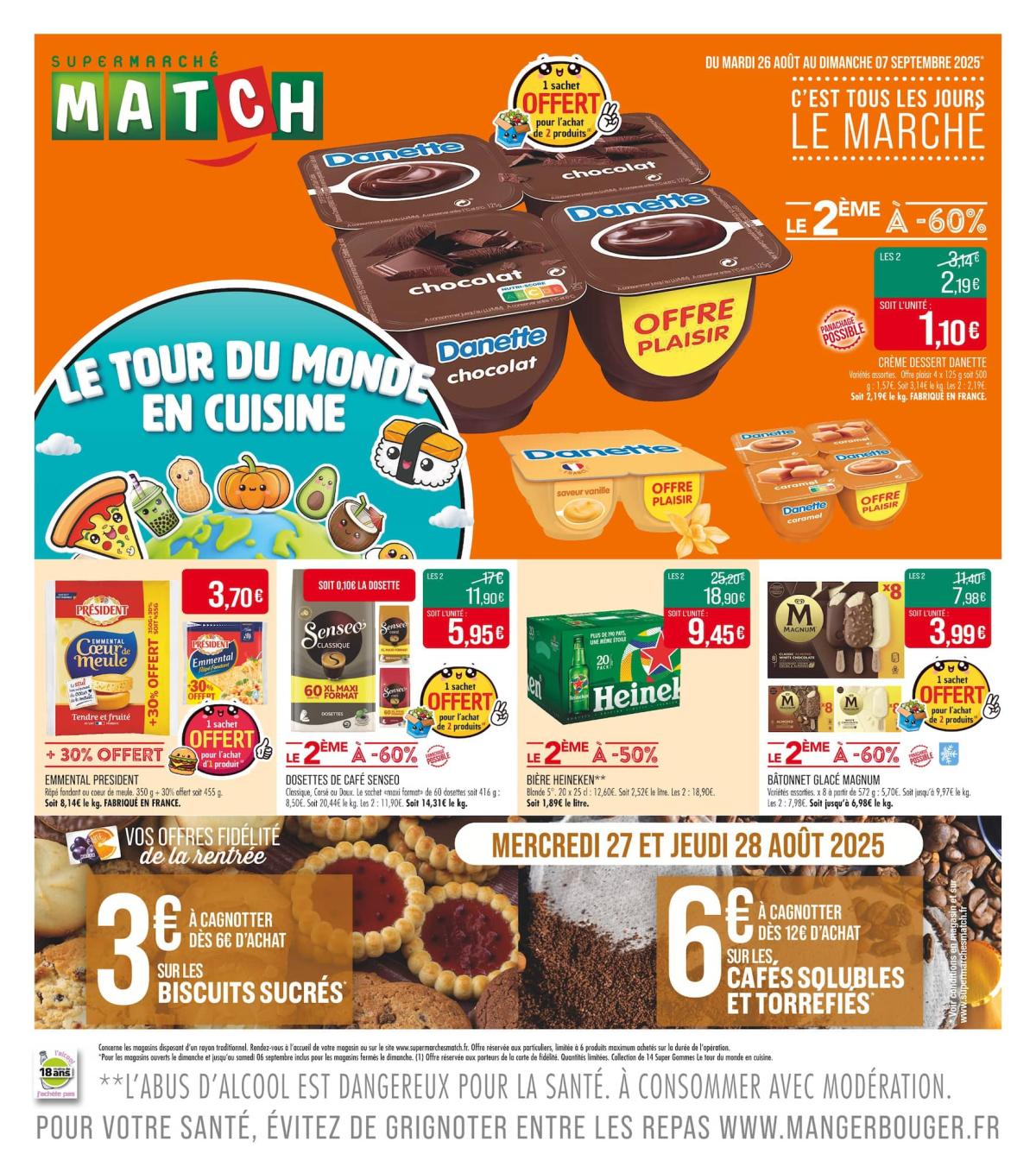 Catalogue Match valable du 26/08 au 07/09