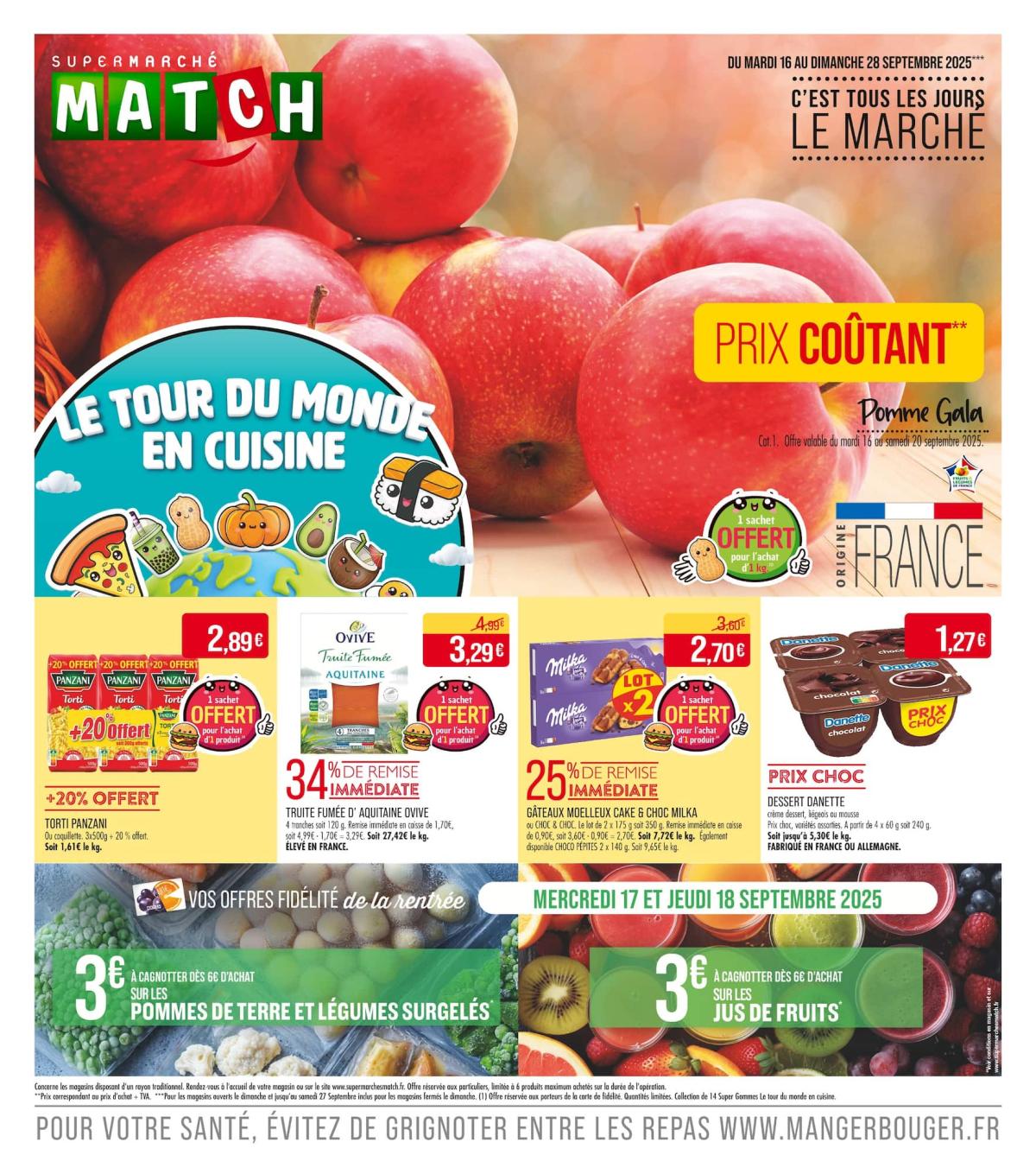 Catalogue Match valable du 16/09 au 28/09