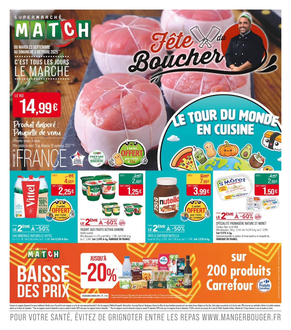 Catalogue Match valable du 23/09 au 05/10