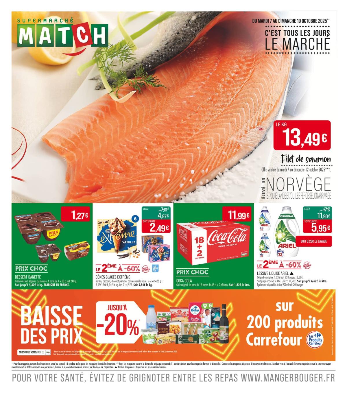Catalogue Match valable du 07/10 au 19/10