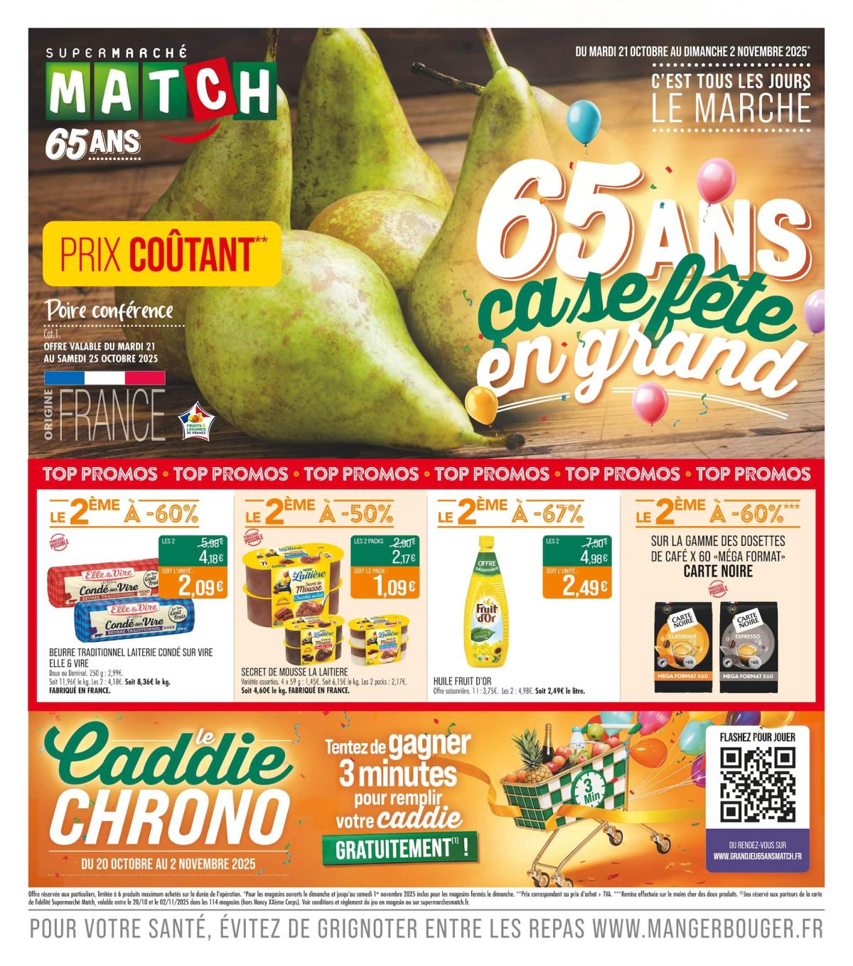 Catalogue Match valable du 21/10 au 02/11