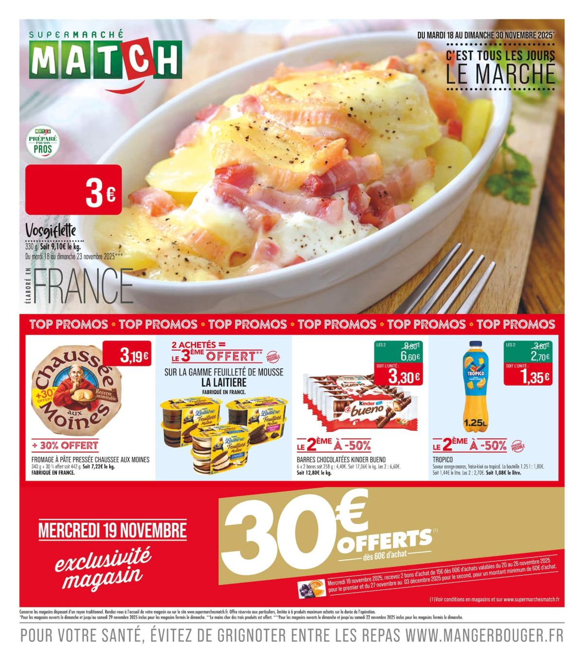 Catalogue Match valable du 18/11 au 30/11