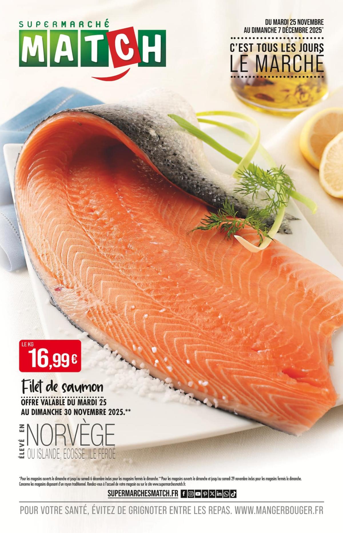 Catalogue Match valable du 25/11 au 07/12