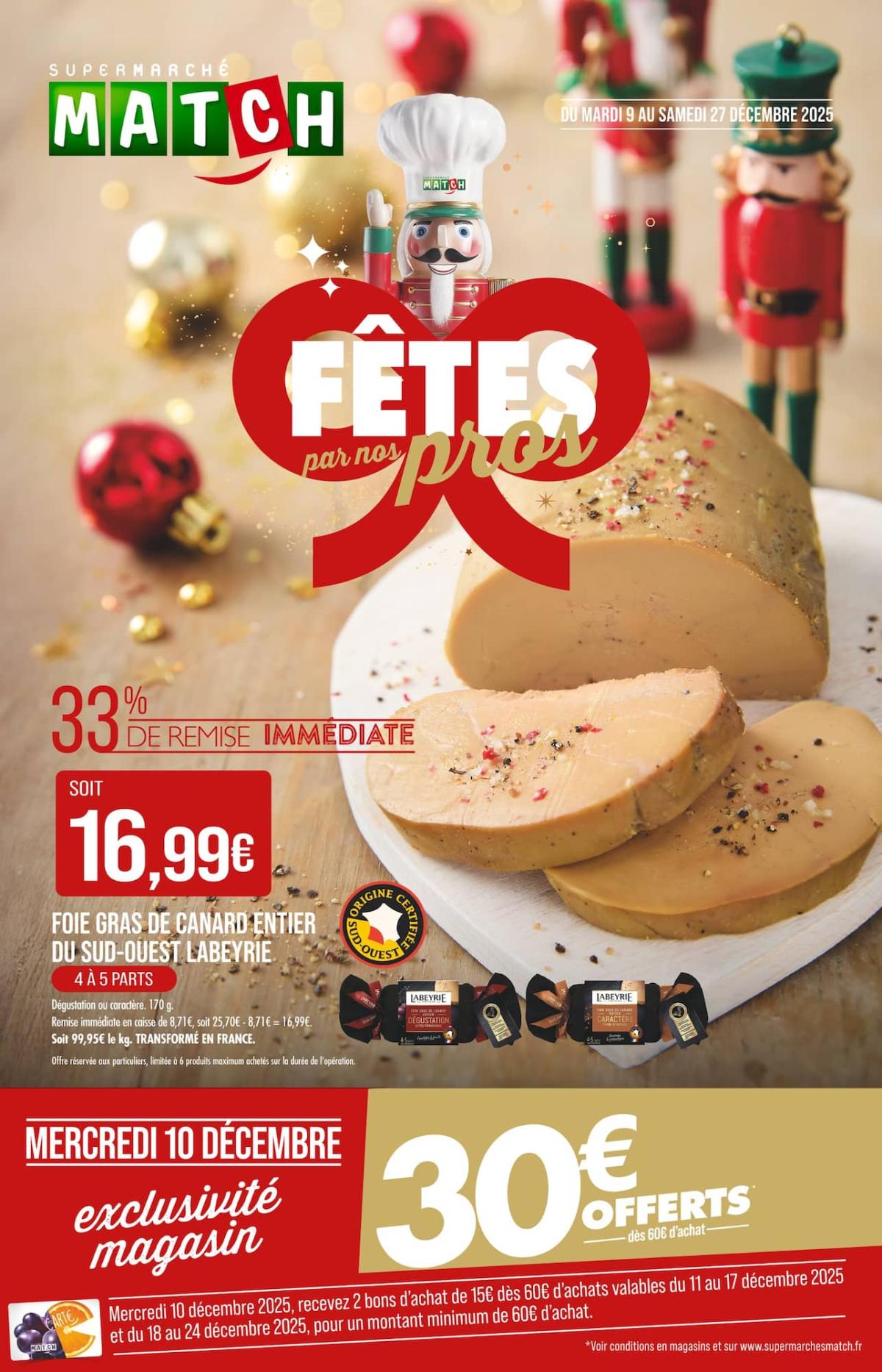 Catalogue Match valable du 09/12 au 27/12