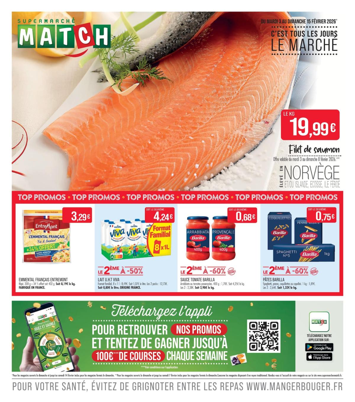 Catalogue Match valable du 03/02/2026 au 15/02/2026