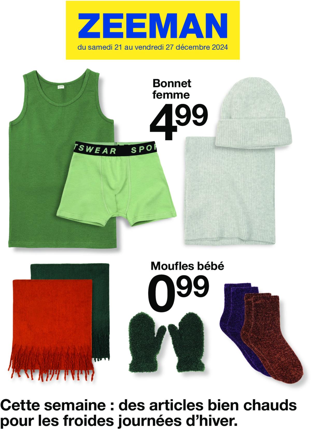 Catalogue Zeeman valable dès 21/12 - 27/12