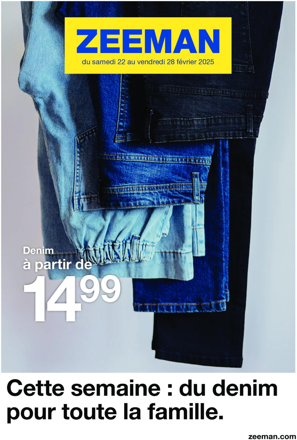 Catalogue Zeeman valable dès 22/02 - 28/02