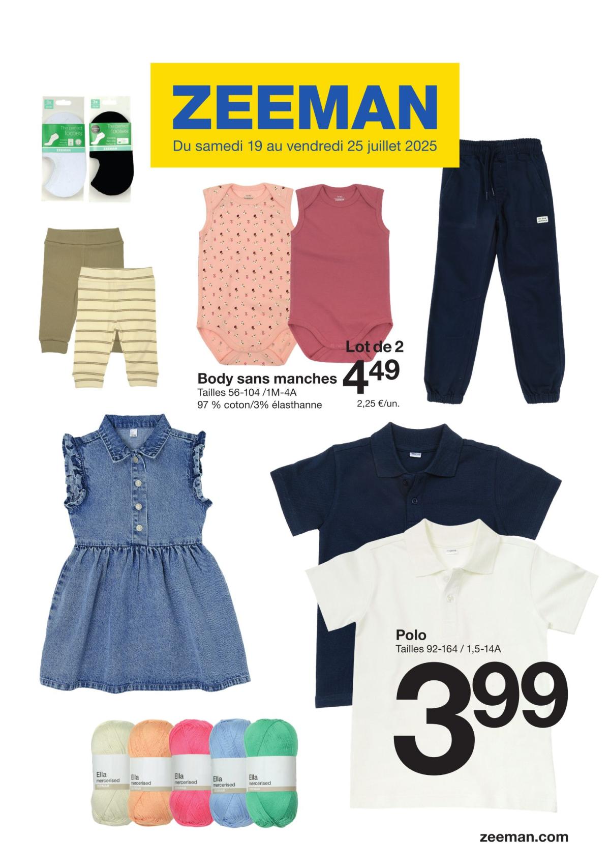 Catalogue Zeeman valable du 19/07 au 25/07