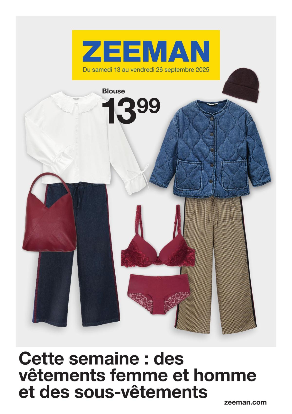 Catalogue Zeeman valable du 13/09 au 26/09