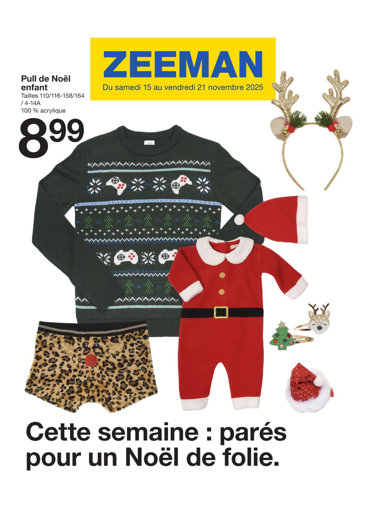 Catalogue Zeeman valable du 15/11 au 21/11