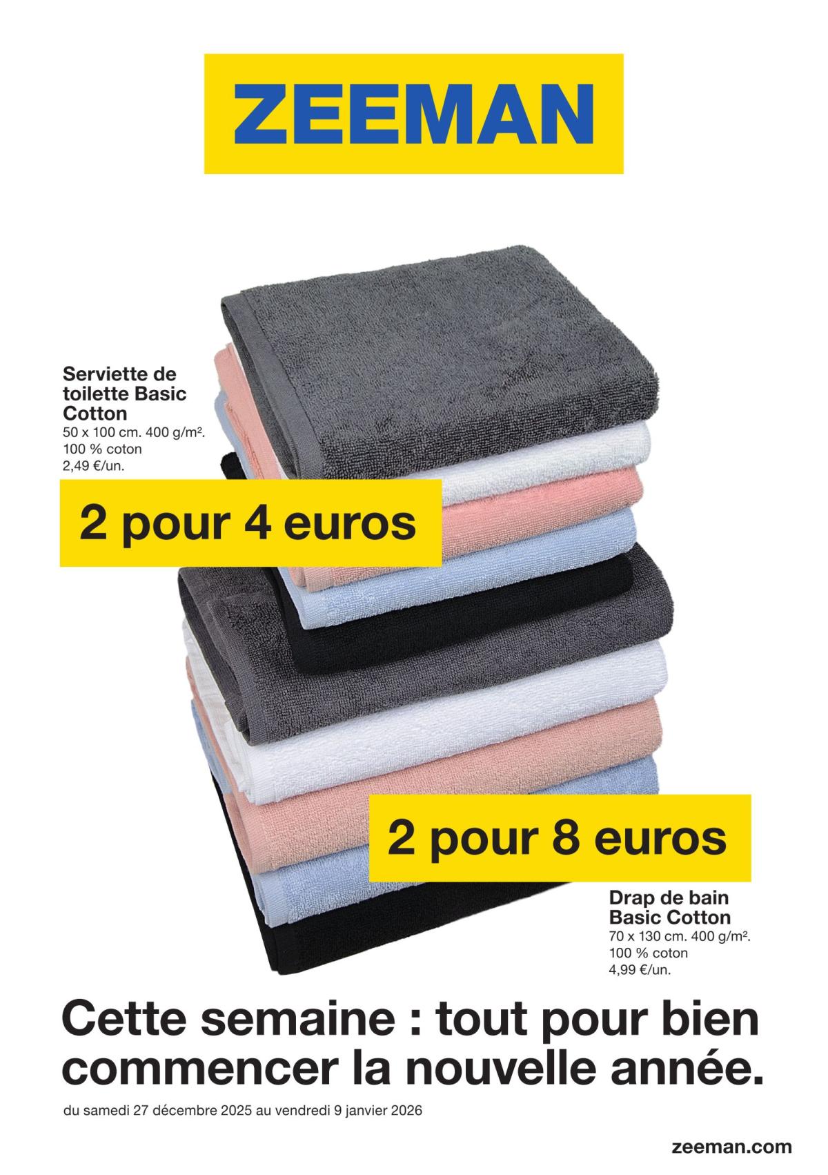 Catalogue Zeeman valable du 27/12 au 09/01
