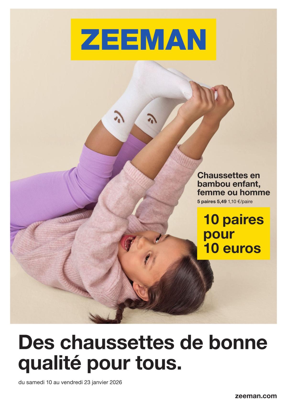 Catalogue Zeeman valable du 10/01 au 23/01