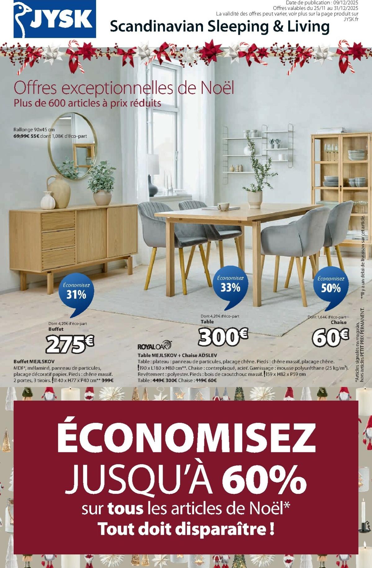 Catalogue JYSK valable du 09/12 au 31/12