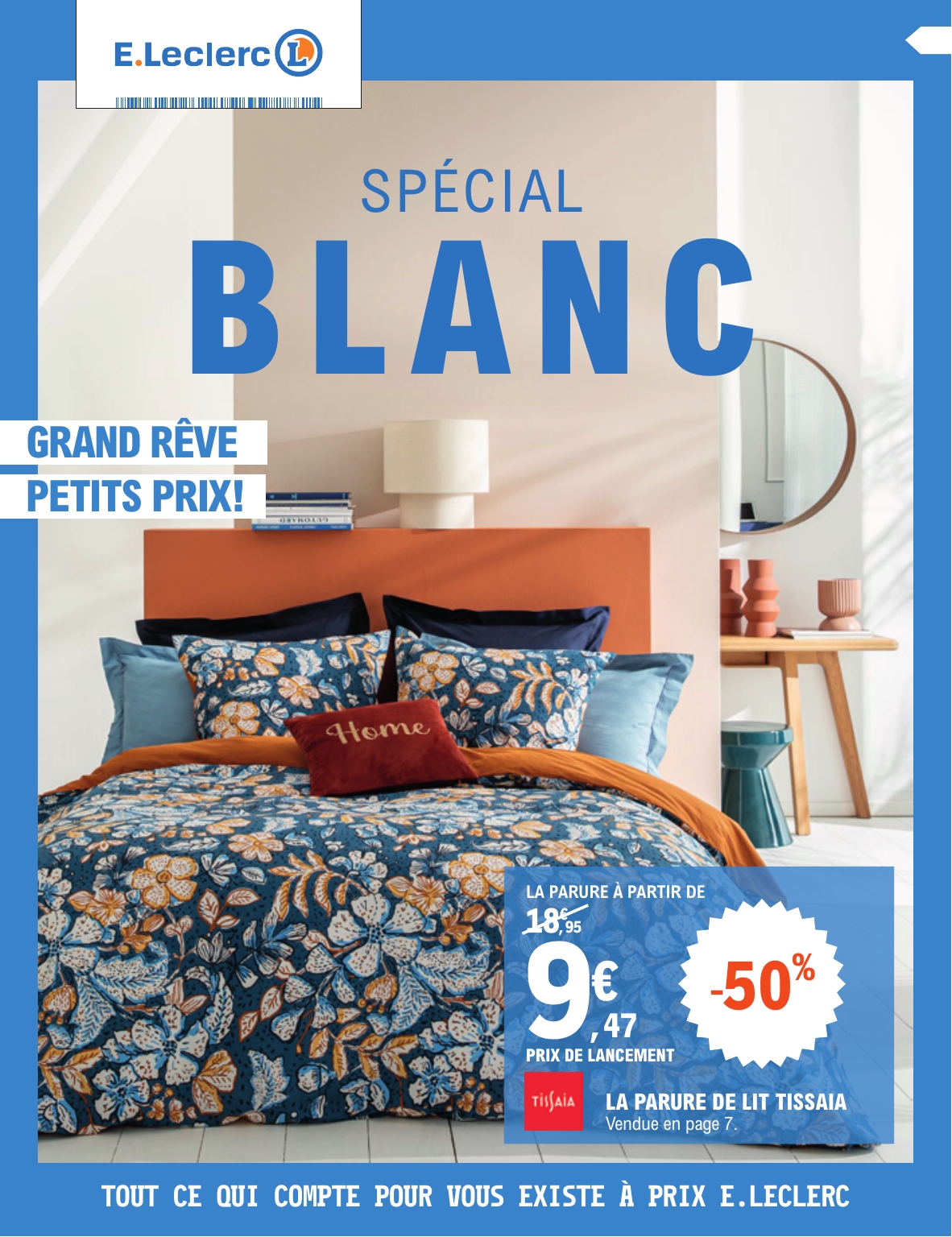 Catalogue E.Leclerc - Spécial Blanc valable dès 26/12 - 11/01