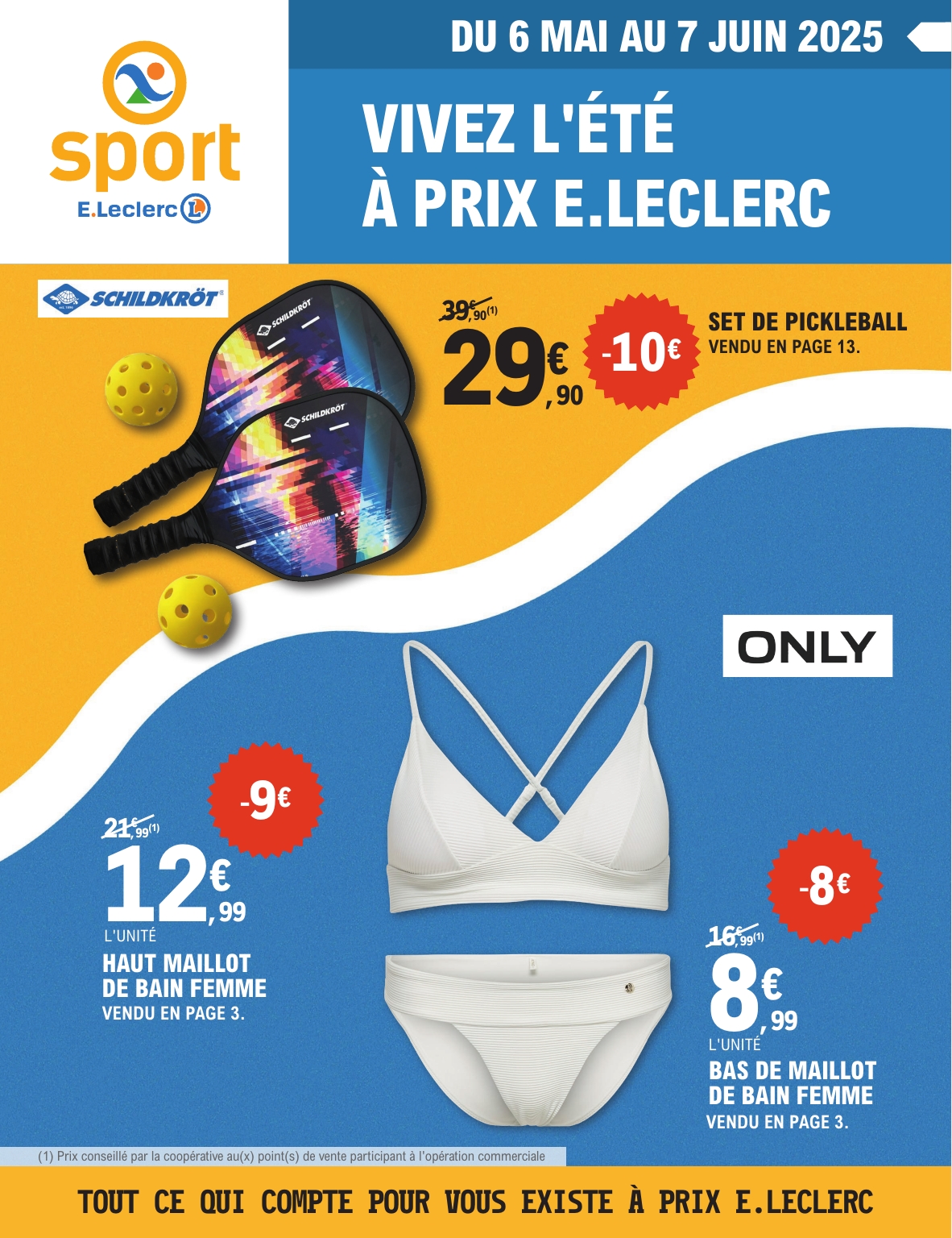 Catalogue E.Leclerc - Sport valable dès 06/05 - 07/06