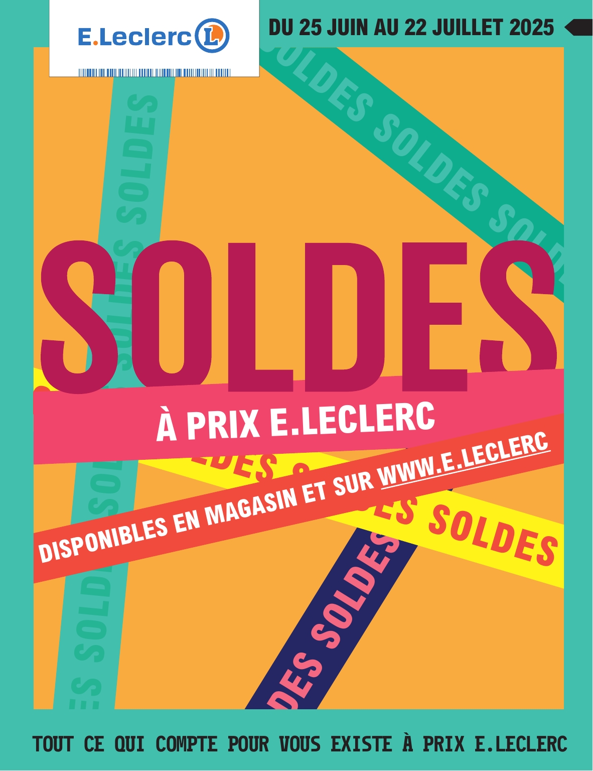 Catalogue E.Leclerc - Soldes valable du 25/06 au 22/07
