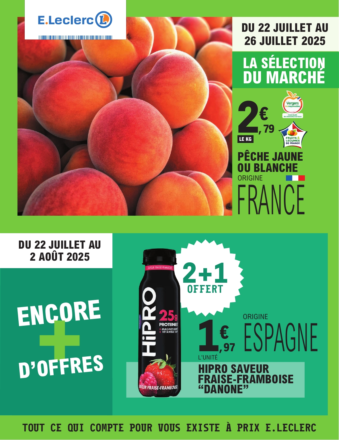 Catalogue E.Leclerc valable du 22/07 au 26/07