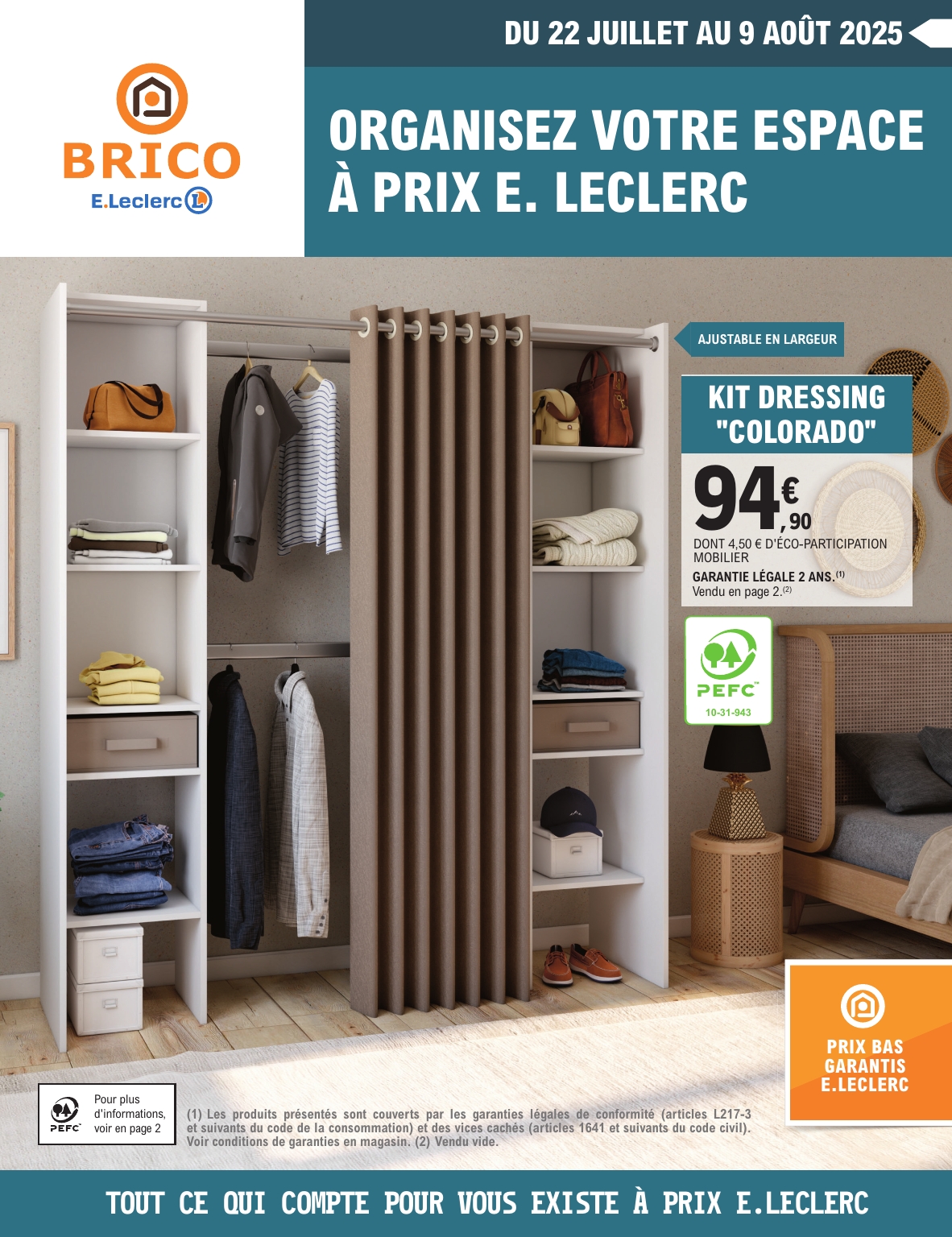 Catalogue E.Leclerc - Brico valable du 22/07 au 09/08