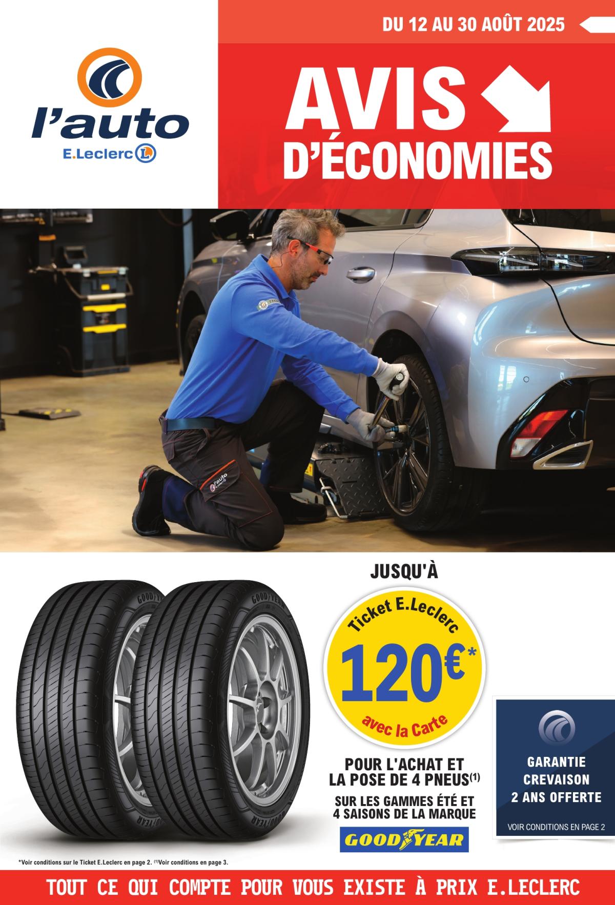 Catalogue E.Leclerc - Avis D'Economie valable du 12/08 au 30/08