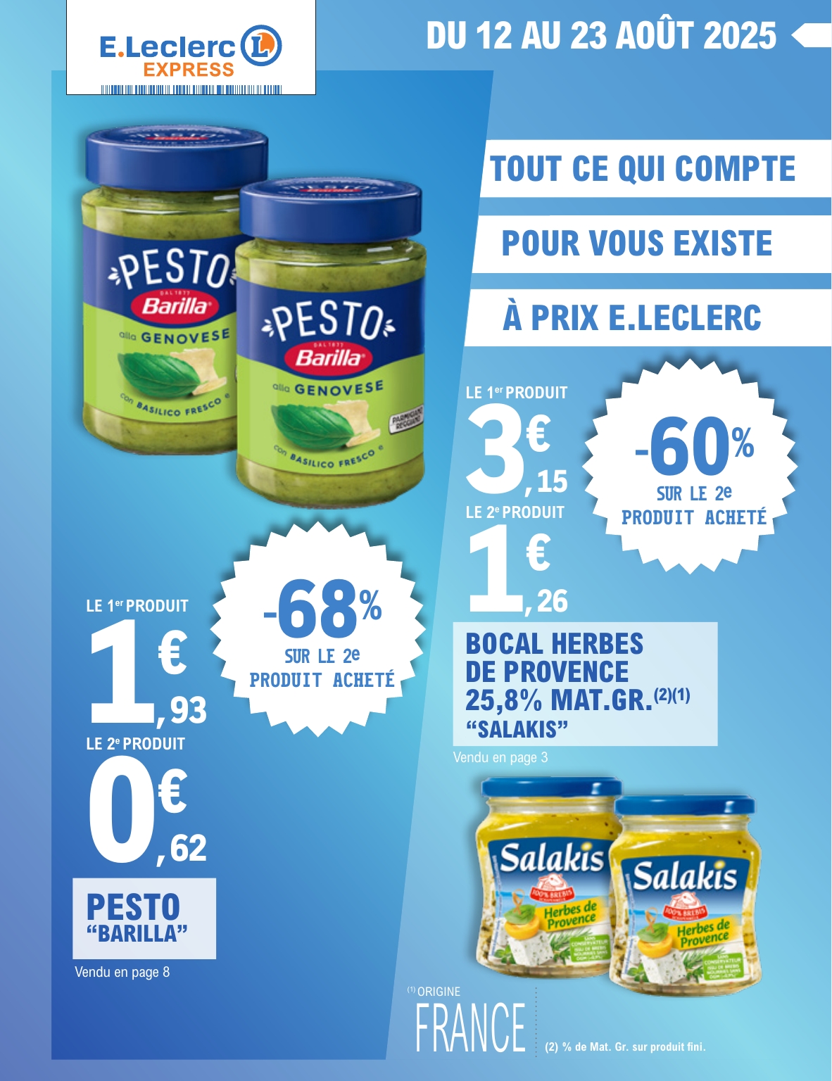 Catalogue E.Leclerc - Express valable du 12/08 au 23/08