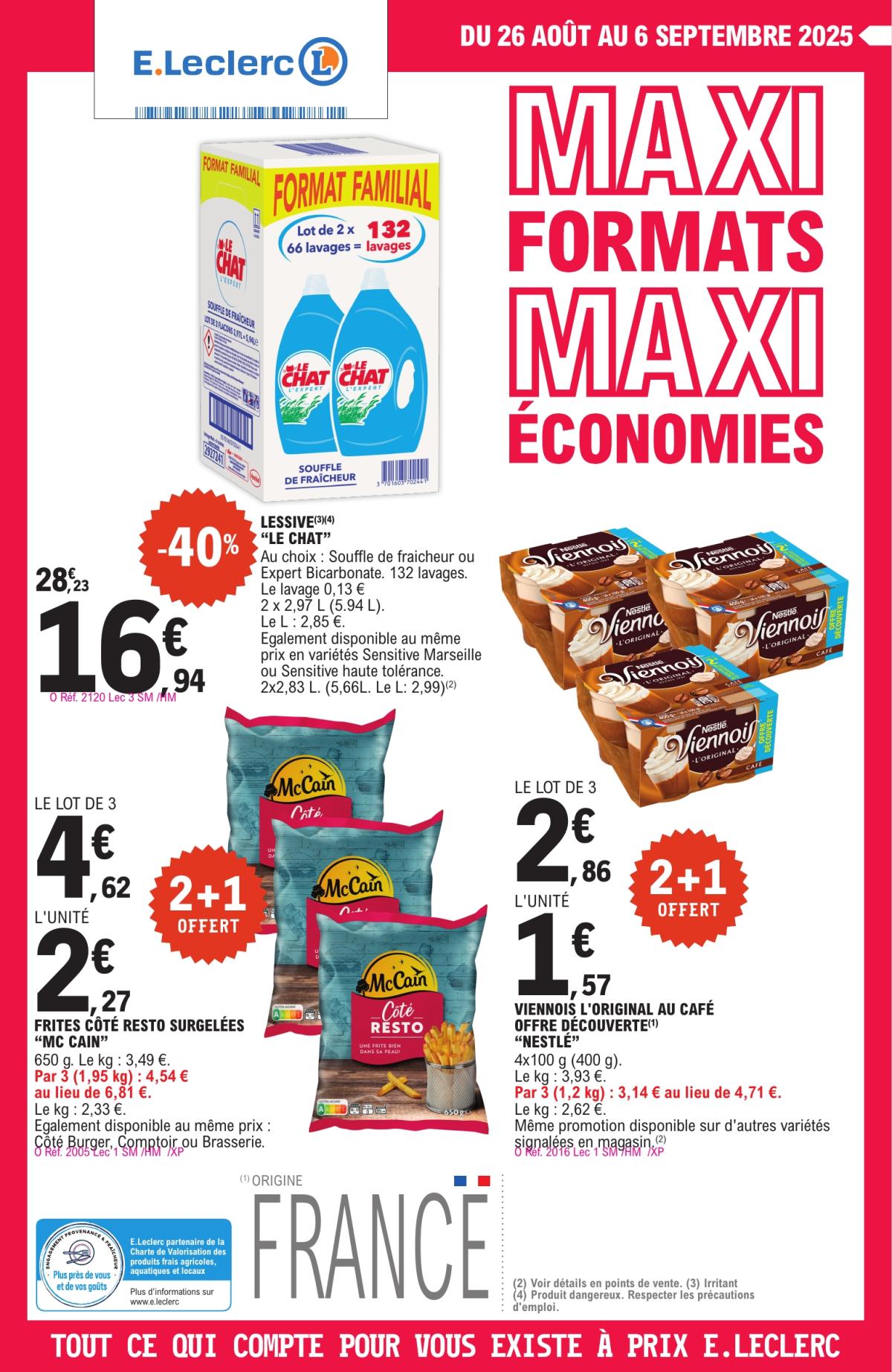 Catalogue E.Leclerc valable du 26/08 au 06/09