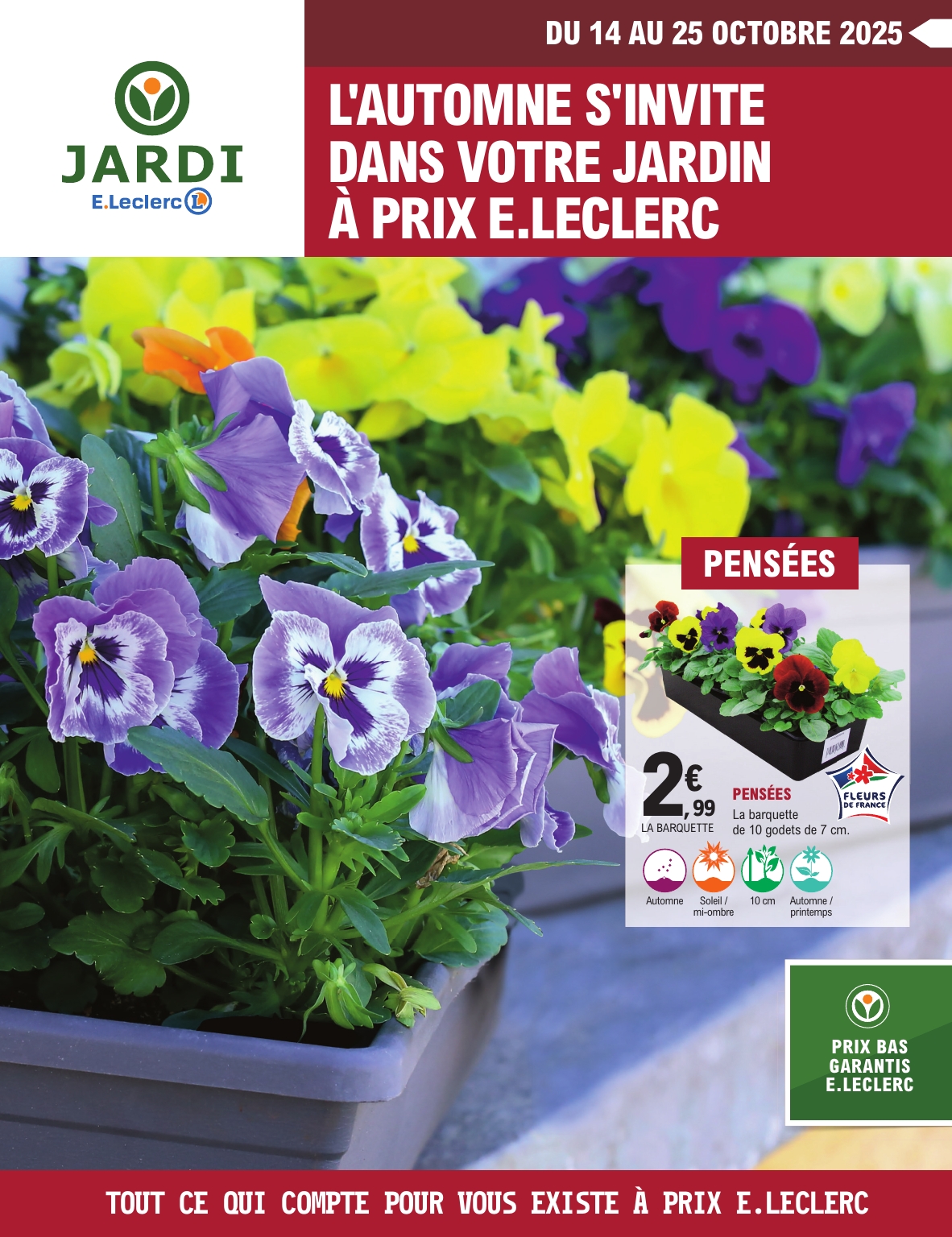 Catalogue E.Leclerc - Jardi valable du 14/10 au 25/10