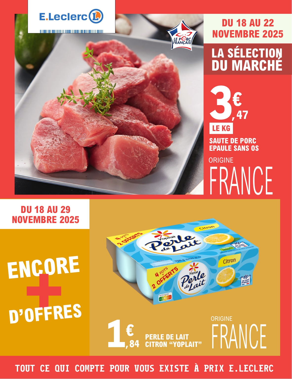 Catalogue E.Leclerc valable du 18/11 au 29/11