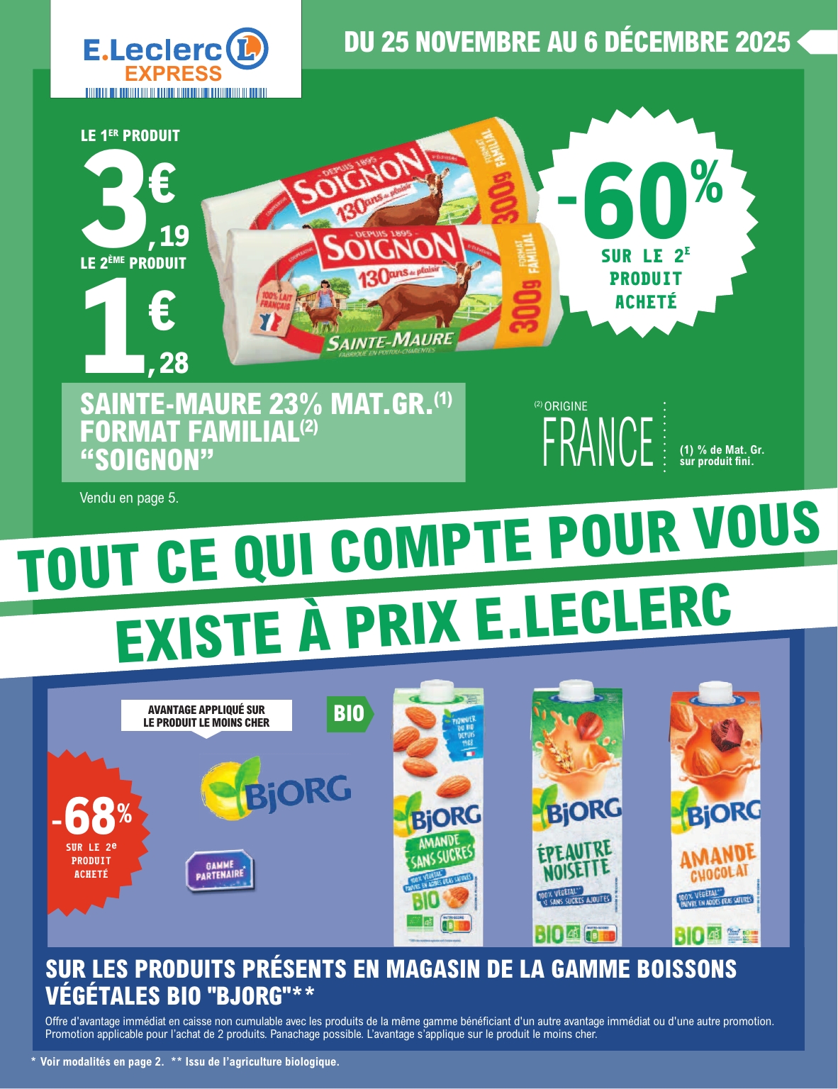 Catalogue E.Leclerc - Express valable du 25/11 au 06/12