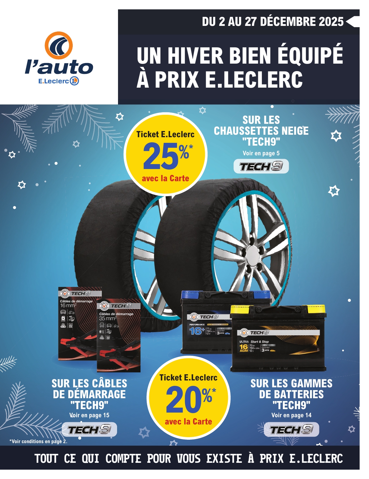 Catalogue E.Leclerc - L'auto valable du 02/12 au 27/12