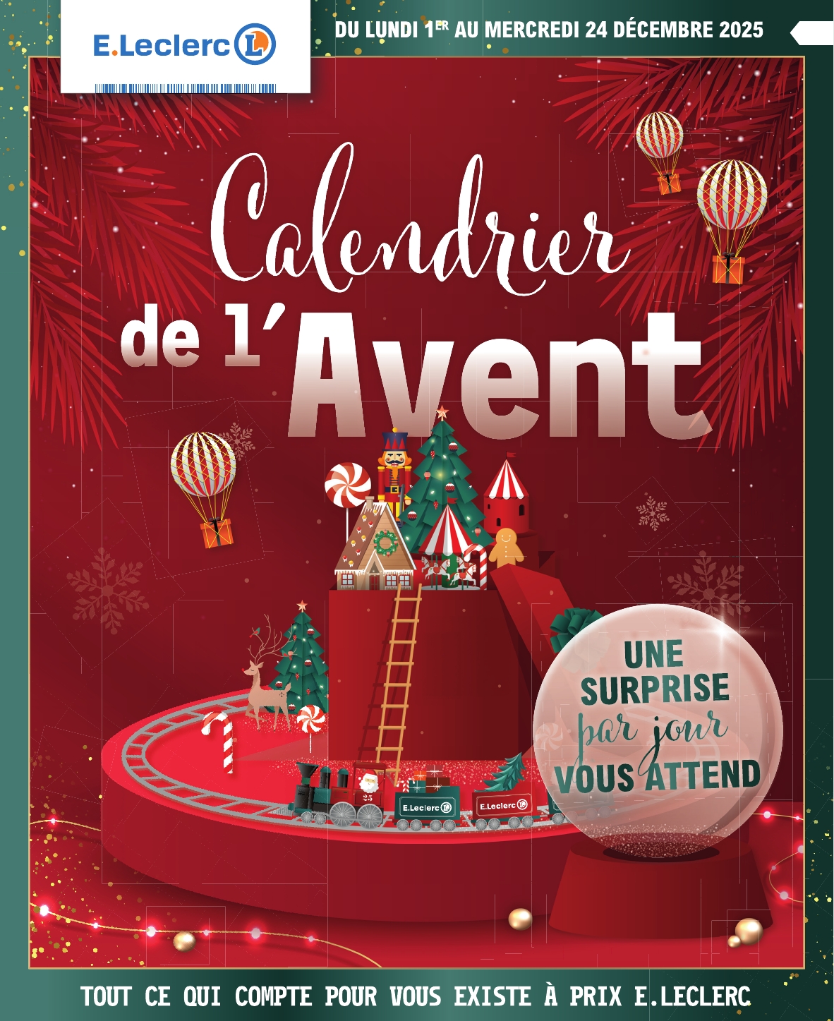 Catalogue E.Leclerc - Calendrier de l avent valable du 01/12 au 24/12
