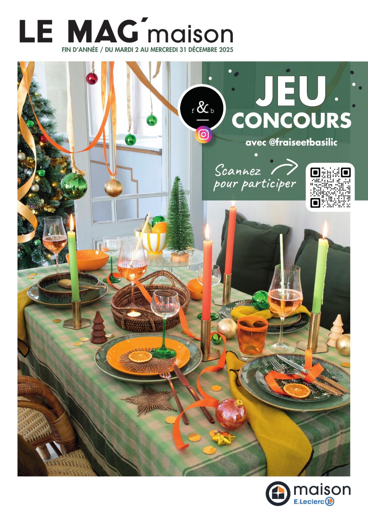 Catalogue E.Leclerc - Maison valable du 02/12 au 31/12