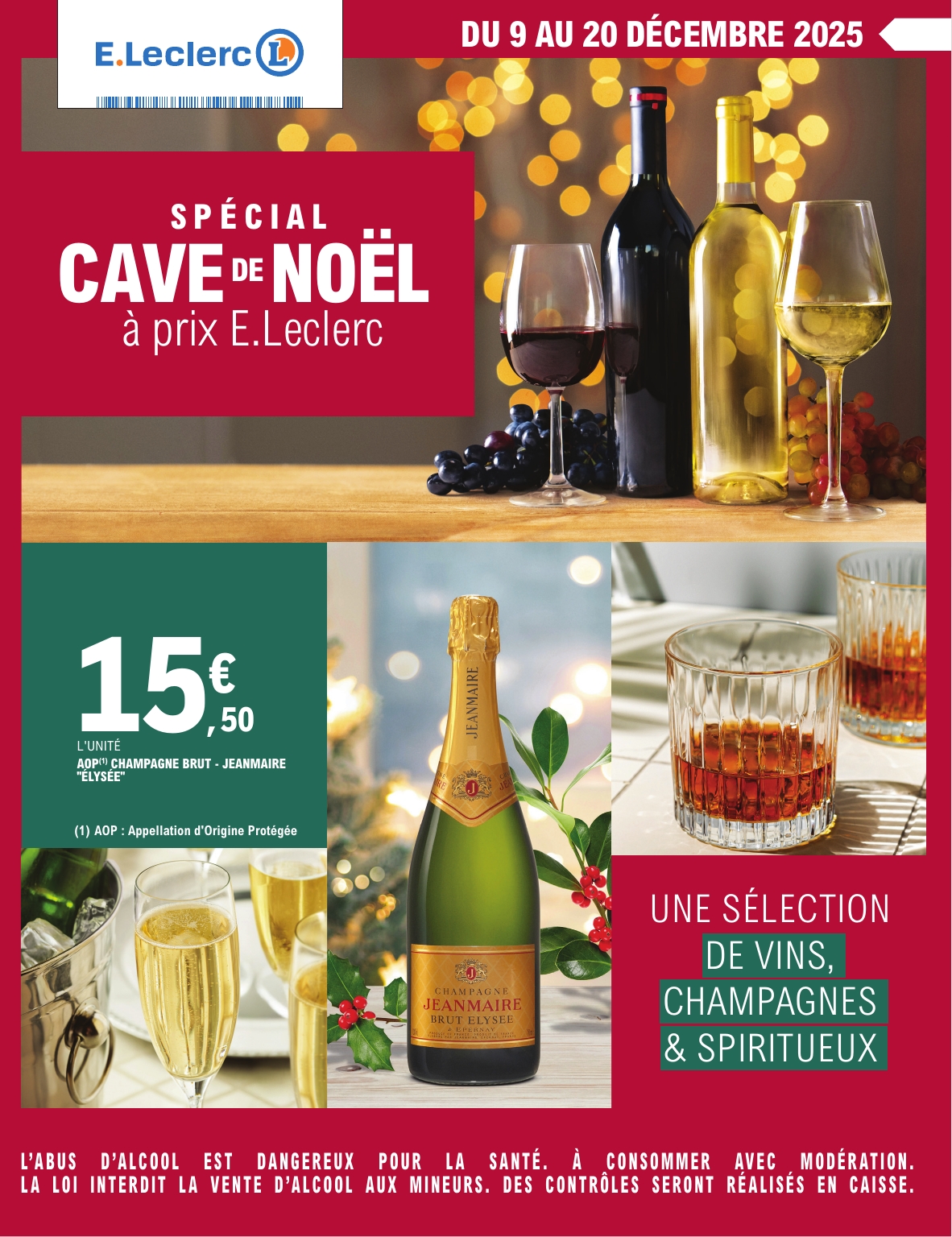 Catalogue E.Leclerc - Cave de Noel valable du 09/12 au 20/12