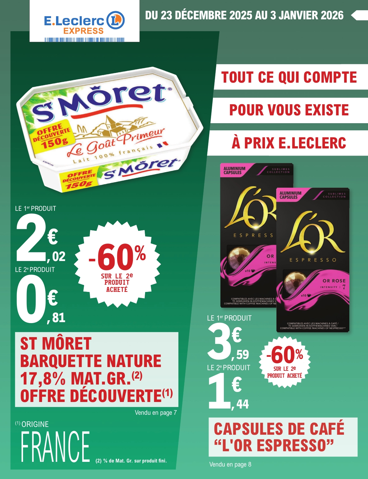 Catalogue E.Leclerc - Express valable du 23/12 au 03/01