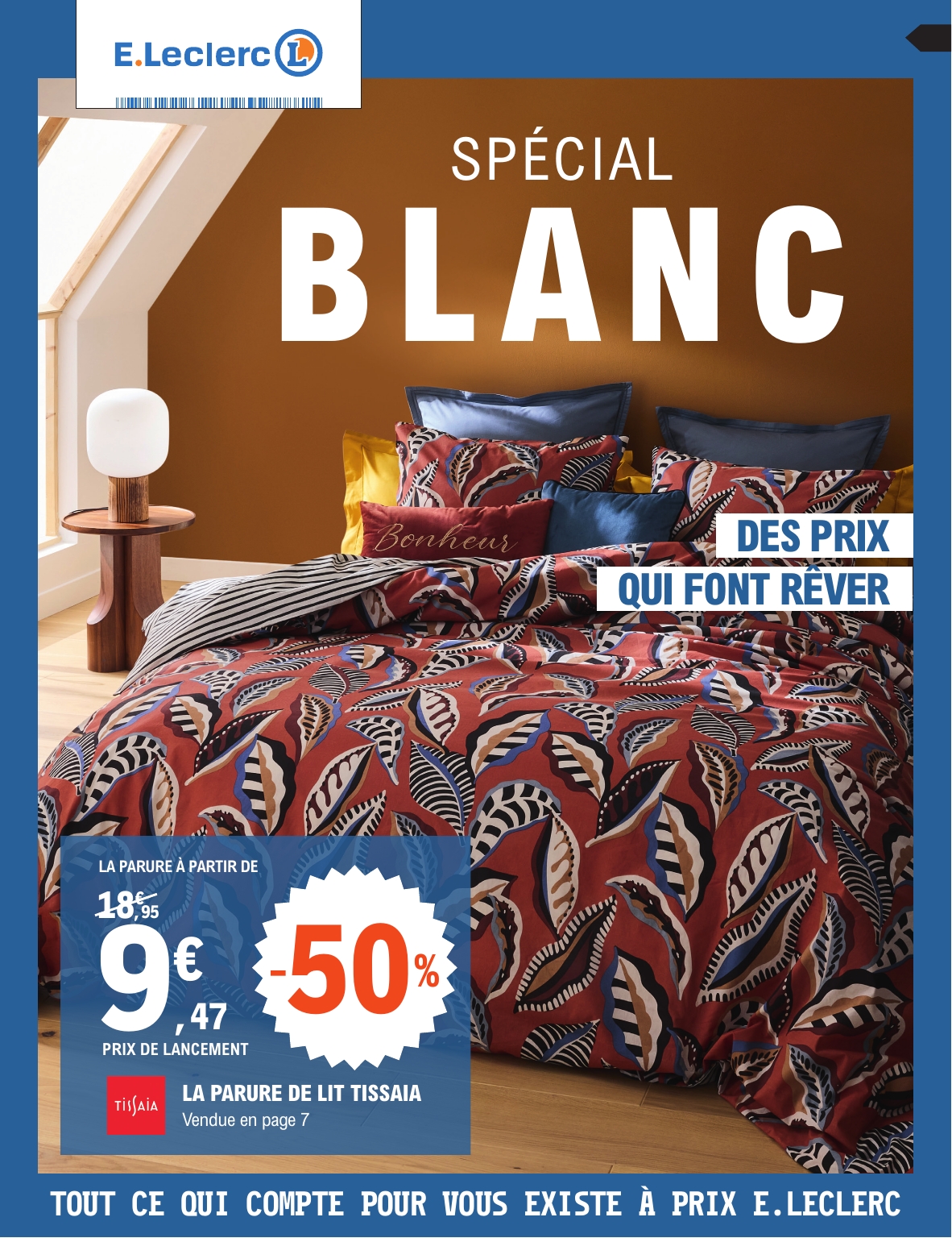 Catalogue E.Leclerc - Spécial Blanc valable du 26/12 au 10/01