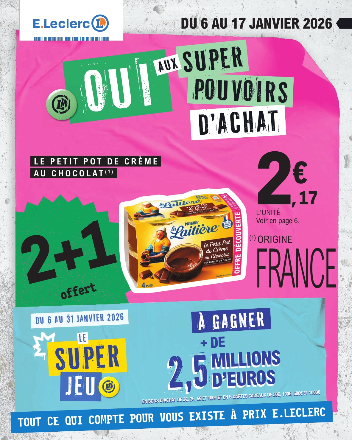 Catalogue E.Leclerc valable du 06/01 au 17/01