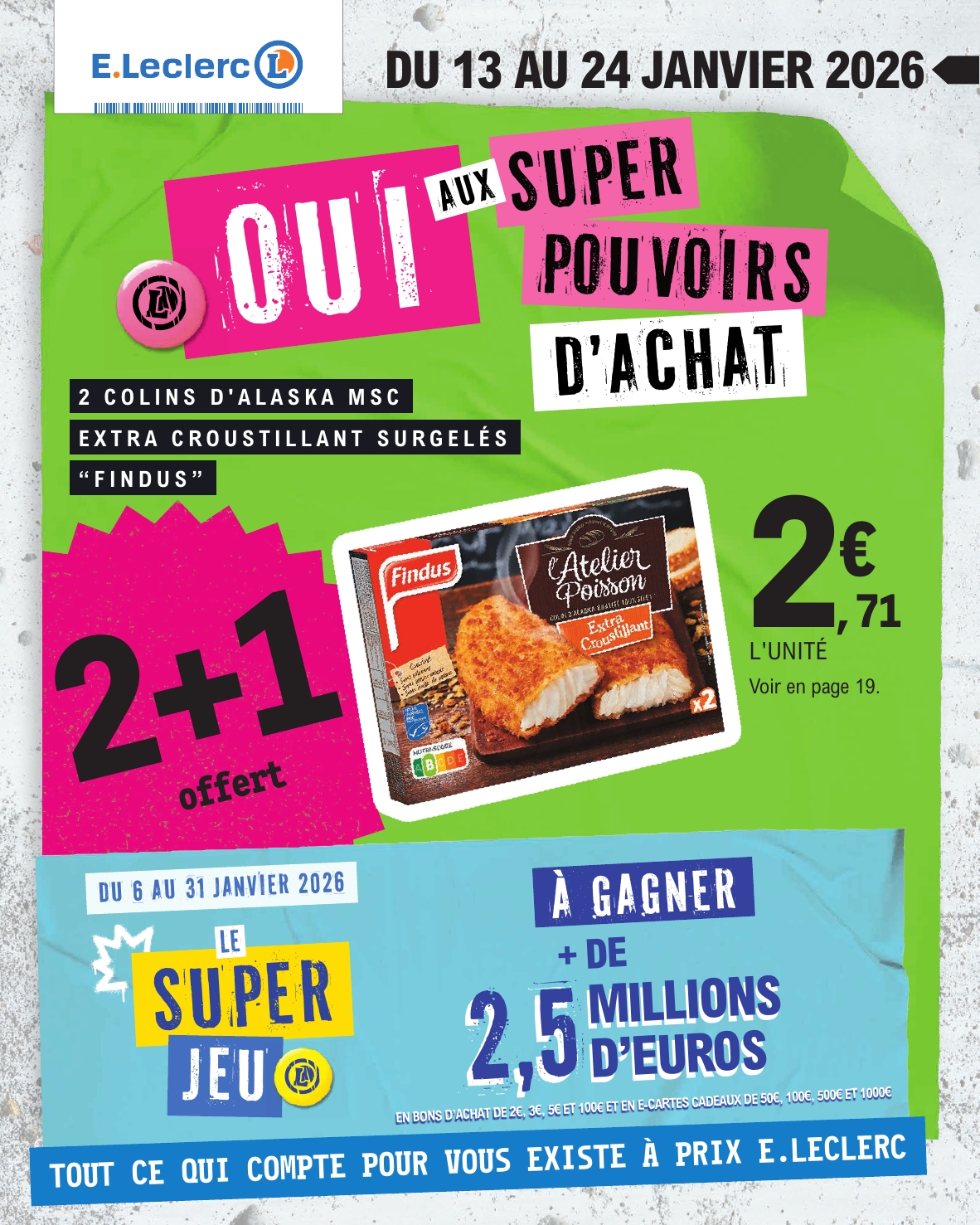 Catalogue E.Leclerc valable du 13/01 au 24/01