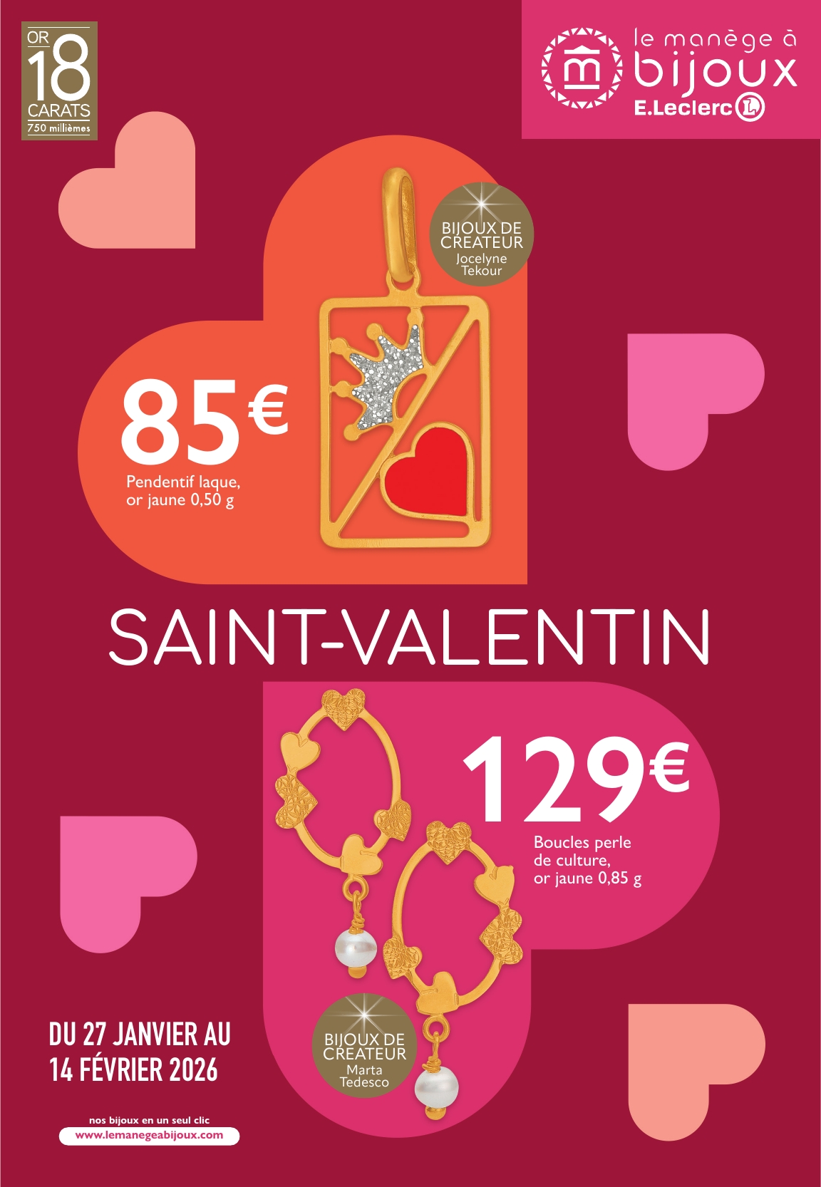 Catalogue E.Leclerc - Saint-Valentin valable du 27/01 au 14/02